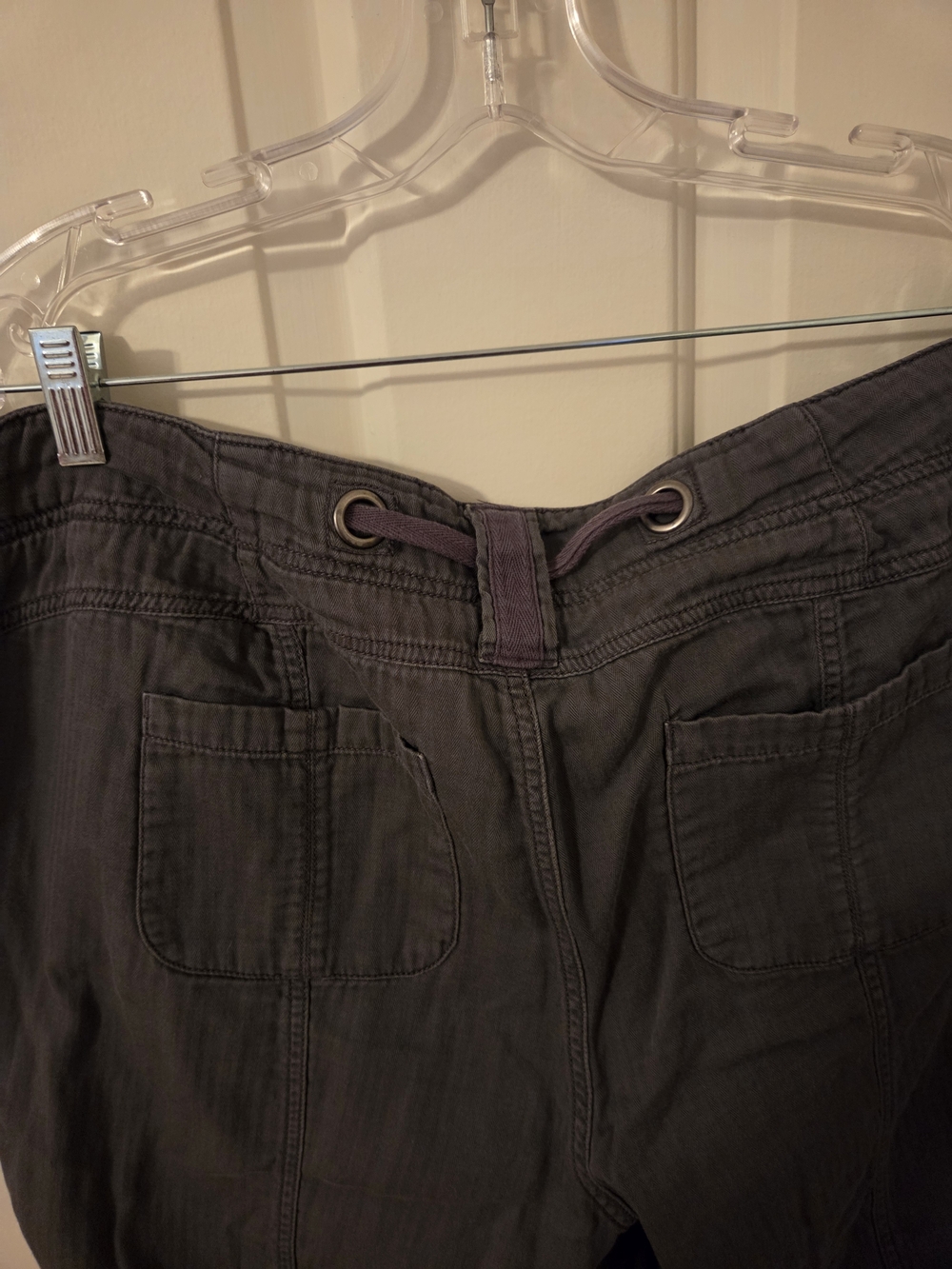Lane Bryant Wide Leg Cargo Pants in Charcoal - Picture 6 of 7